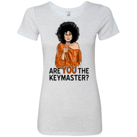 T-Shirts Heather White / Small Keymaster Women's Triblend T-Shirt