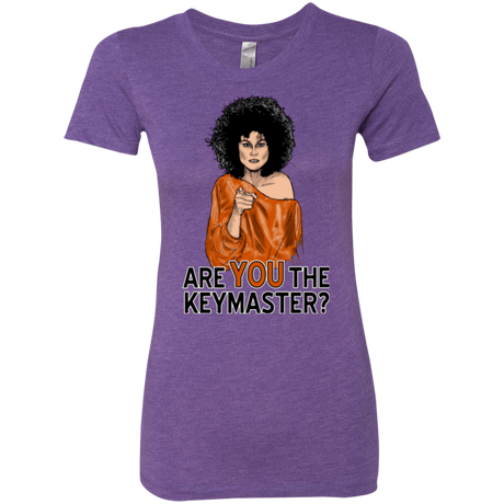 T-Shirts Purple Rush / Small Keymaster Women's Triblend T-Shirt