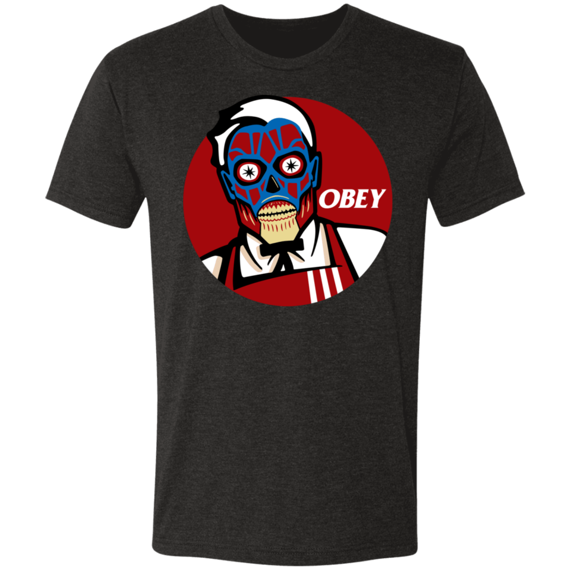 T-Shirts Vintage Black / S KFC Obey Men's Triblend T-Shirt