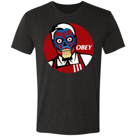 T-Shirts Vintage Black / S KFC Obey Men's Triblend T-Shirt