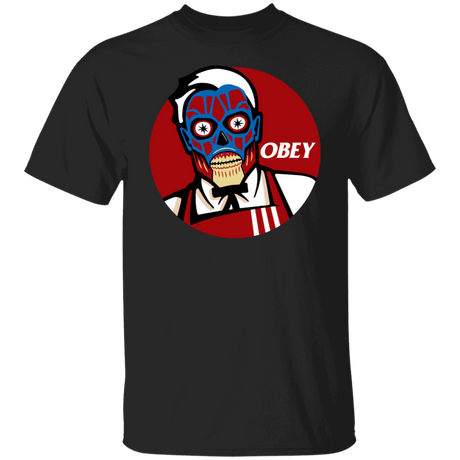 T-Shirts Black / S KFC Obey T-Shirt