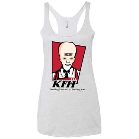 T-Shirts Heather White / X-Small KFH Women's Triblend Racerback Tank