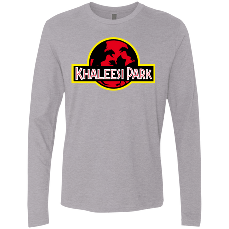 T-Shirts Heather Grey / Small Khaleesi Park Men's Premium Long Sleeve