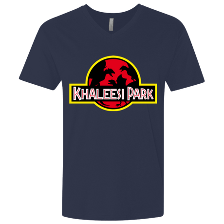 T-Shirts Midnight Navy / X-Small Khaleesi Park Men's Premium V-Neck