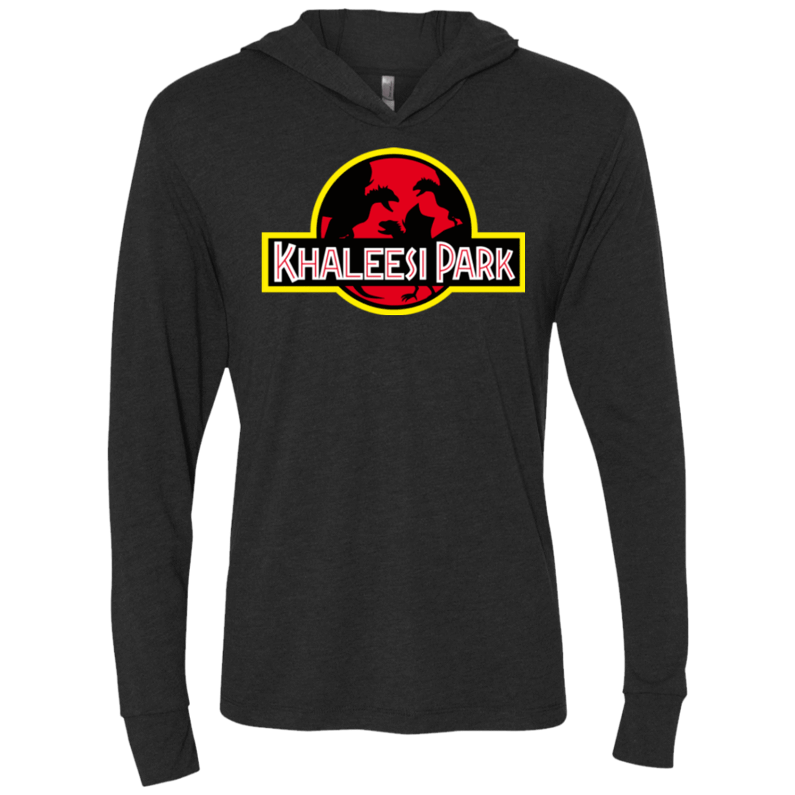 Khaleesi Park Triblend Long Sleeve Hoodie Tee