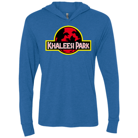 T-Shirts Vintage Royal / X-Small Khaleesi Park Triblend Long Sleeve Hoodie Tee