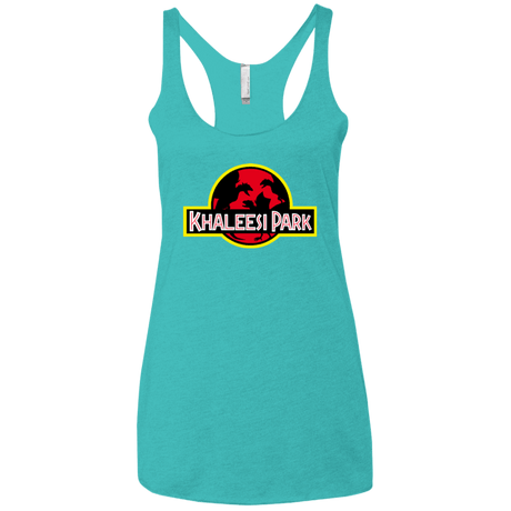 T-Shirts Tahiti Blue / X-Small Khaleesi Park Women's Triblend Racerback Tank