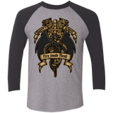 T-Shirts Premium Heather/ Vintage Black / X-Small KHALEESIS DRAGONS Men's Triblend 3/4 Sleeve