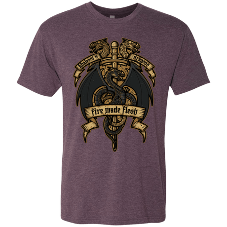 T-Shirts Vintage Purple / Small KHALEESIS DRAGONS Men's Triblend T-Shirt