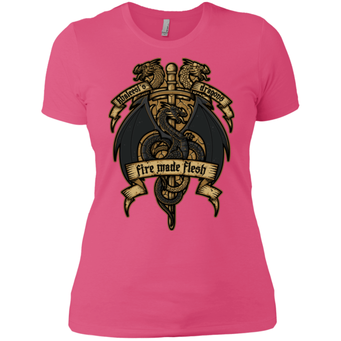 T-Shirts Hot Pink / X-Small KHALEESIS DRAGONS Women's Premium T-Shirt