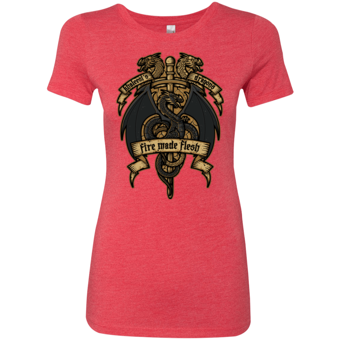 T-Shirts Vintage Red / Small KHALEESIS DRAGONS Women's Triblend T-Shirt