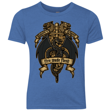 T-Shirts Vintage Royal / YXS KHALEESIS DRAGONS Youth Triblend T-Shirt