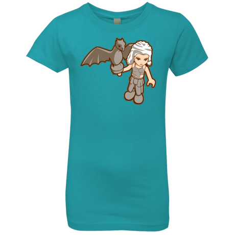 T-Shirts Tahiti Blue / YXS Khalego Girls Premium T-Shirt