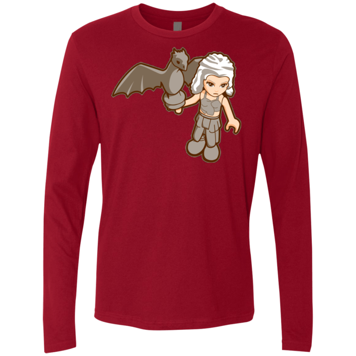T-Shirts Cardinal / Small Khalego Men's Premium Long Sleeve