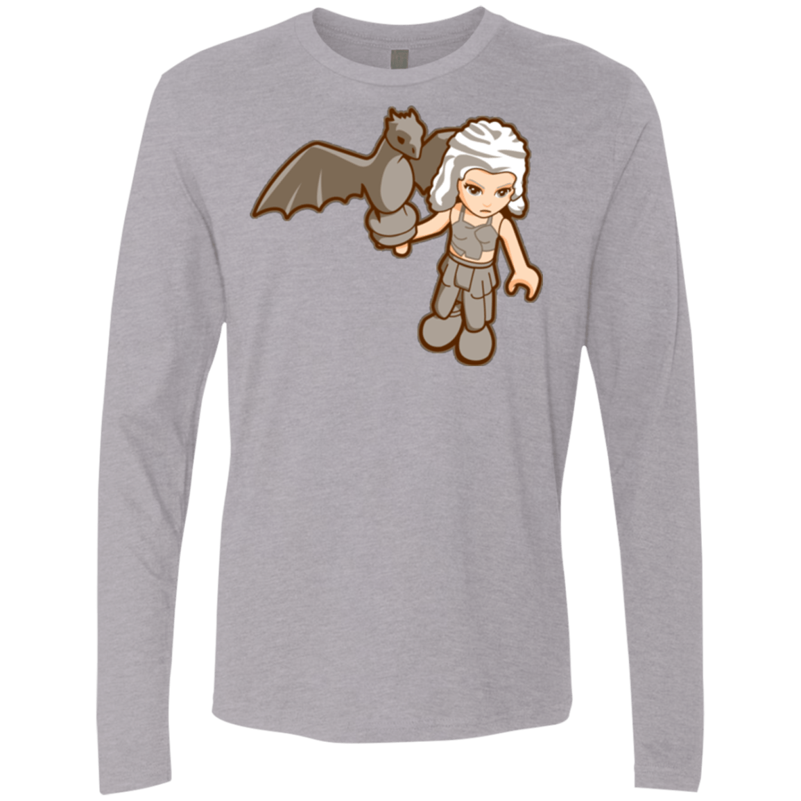 T-Shirts Heather Grey / Small Khalego Men's Premium Long Sleeve