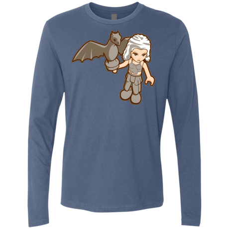 T-Shirts Indigo / Small Khalego Men's Premium Long Sleeve