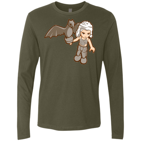 T-Shirts Military Green / Small Khalego Men's Premium Long Sleeve