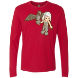 T-Shirts Red / Small Khalego Men's Premium Long Sleeve