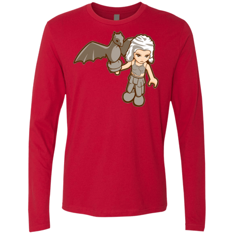 T-Shirts Red / Small Khalego Men's Premium Long Sleeve