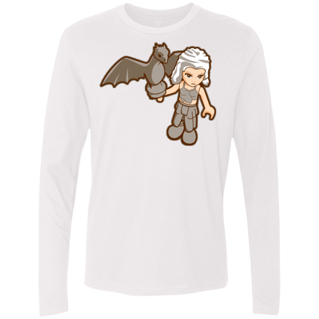 T-Shirts White / Small Khalego Men's Premium Long Sleeve