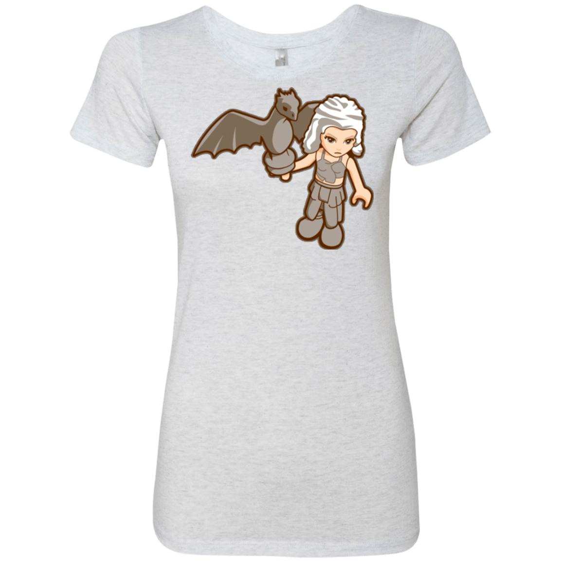 T-Shirts Heather White / Small Khalego Women's Triblend T-Shirt