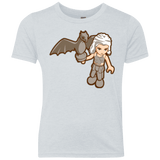 T-Shirts Heather White / YXS Khalego Youth Triblend T-Shirt