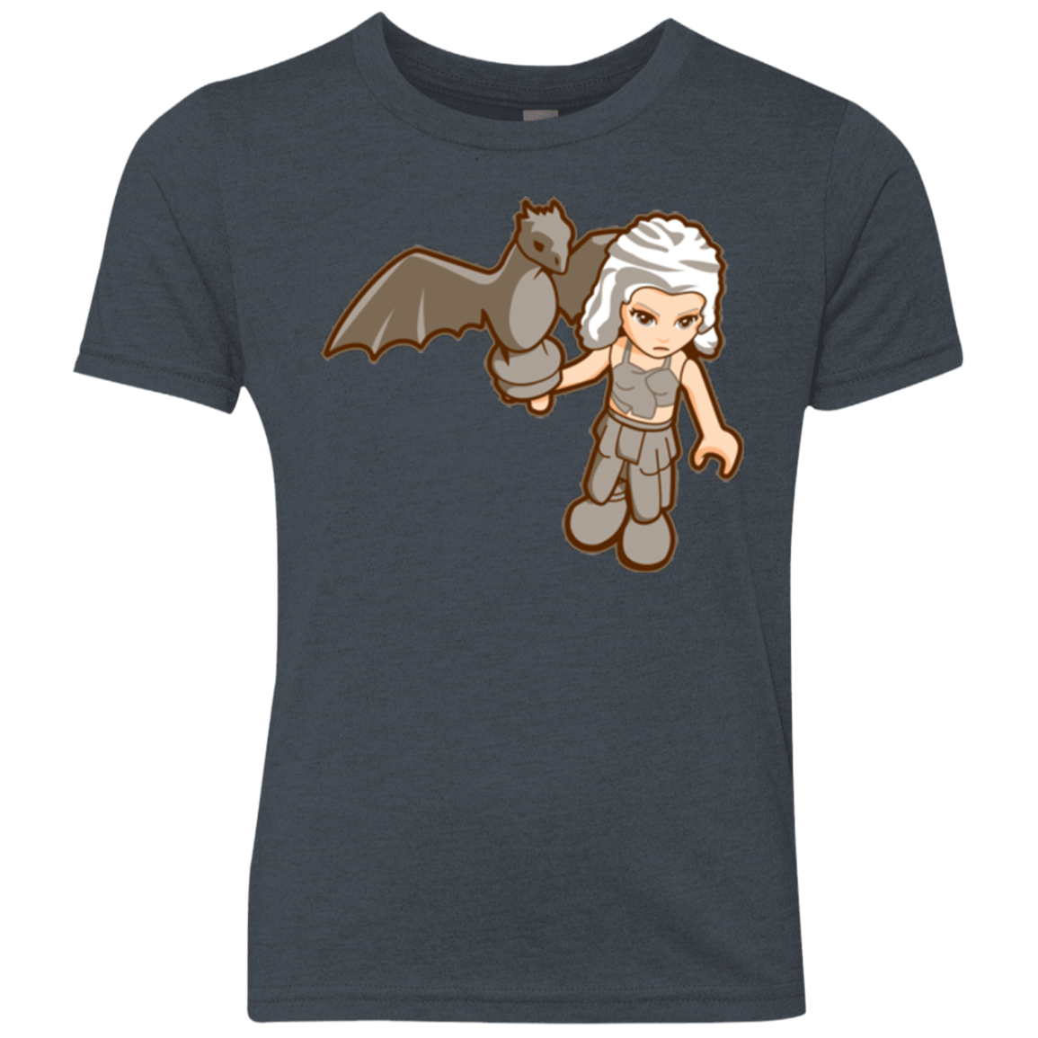 T-Shirts Vintage Navy / YXS Khalego Youth Triblend T-Shirt