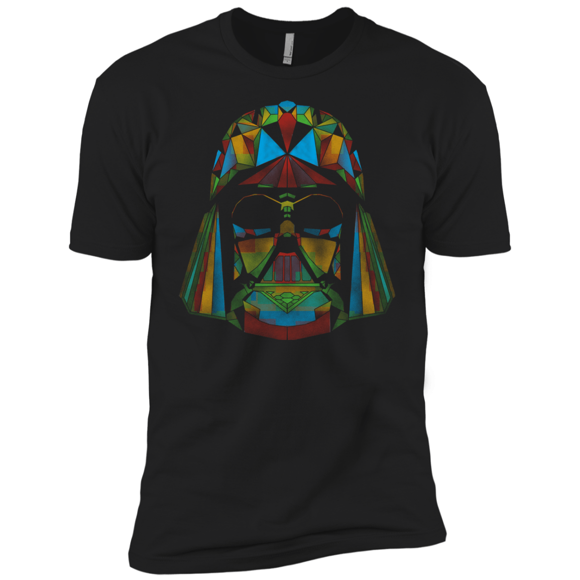 T-Shirts Black / YXS Kharmazero dark side of the polygons on black Boys Premium T-Shirt