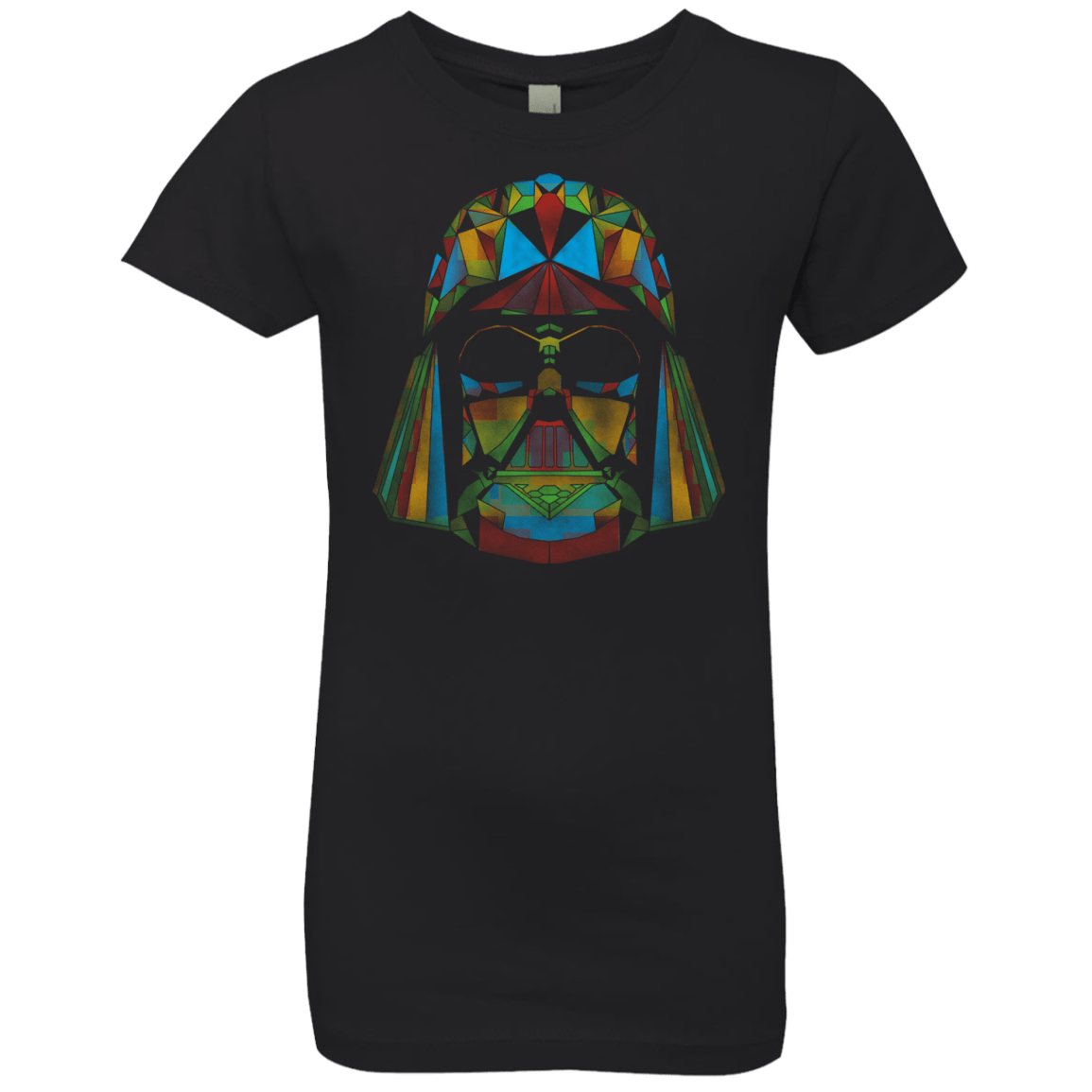 Kharmazero dark side of the polygons on black Girls Premium T-Shirt