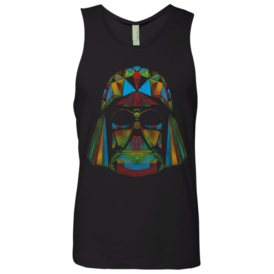 Kharmazero dark side of the polygons on black Men's Premium Tank Top