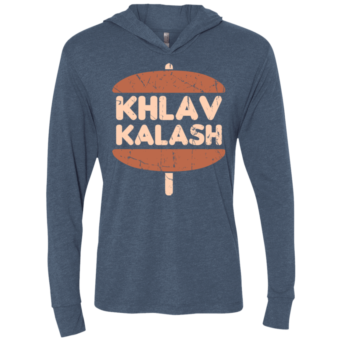 T-Shirts Indigo / X-Small Khlav Kalash Triblend Long Sleeve Hoodie Tee