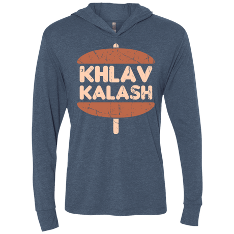 T-Shirts Indigo / X-Small Khlav Kalash Triblend Long Sleeve Hoodie Tee
