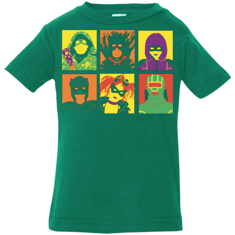 T-Shirts Kelly / 6 Months Kick Ass pop Infant Premium T-Shirt