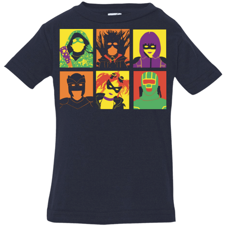 T-Shirts Navy / 6 Months Kick Ass pop Infant Premium T-Shirt