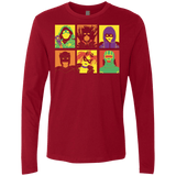 T-Shirts Cardinal / Small Kick Ass pop Men's Premium Long Sleeve