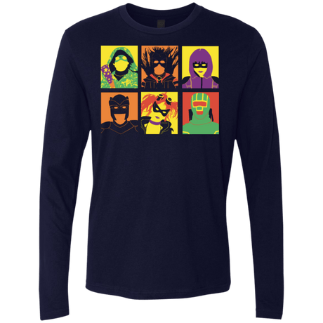 T-Shirts Midnight Navy / Small Kick Ass pop Men's Premium Long Sleeve