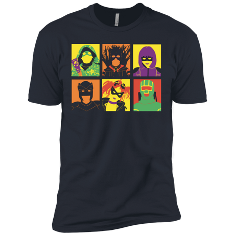 T-Shirts Indigo / X-Small Kick Ass pop Men's Premium T-Shirt