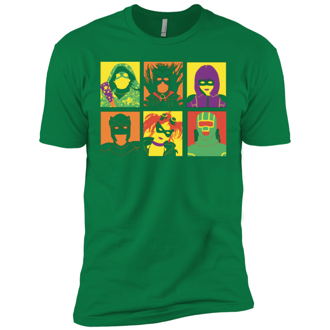 T-Shirts Kelly Green / X-Small Kick Ass pop Men's Premium T-Shirt