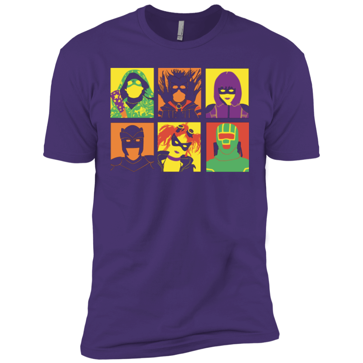 T-Shirts Purple / X-Small Kick Ass pop Men's Premium T-Shirt