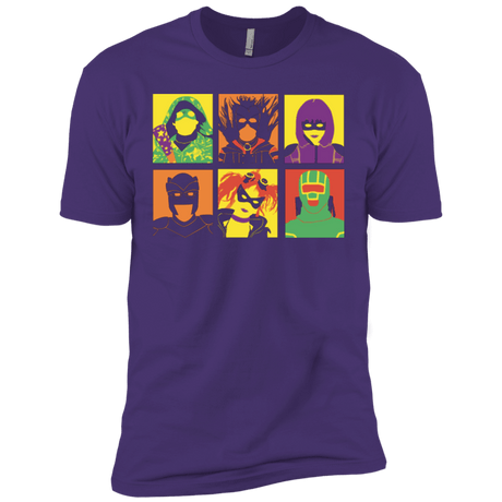 T-Shirts Purple / X-Small Kick Ass pop Men's Premium T-Shirt
