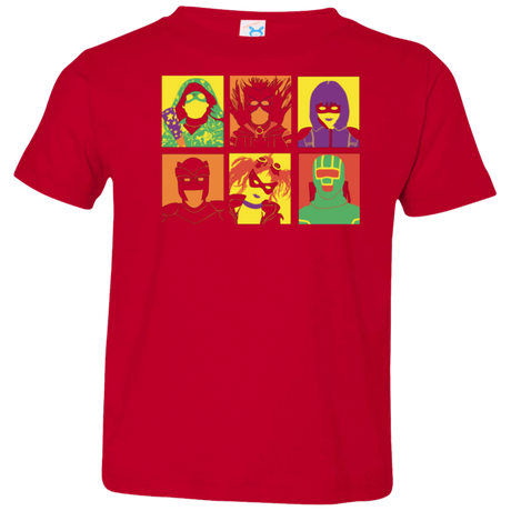 T-Shirts Red / 2T Kick Ass pop Toddler Premium T-Shirt