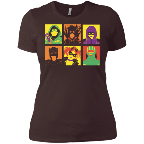 T-Shirts Dark Chocolate / X-Small Kick Ass pop Women's Premium T-Shirt