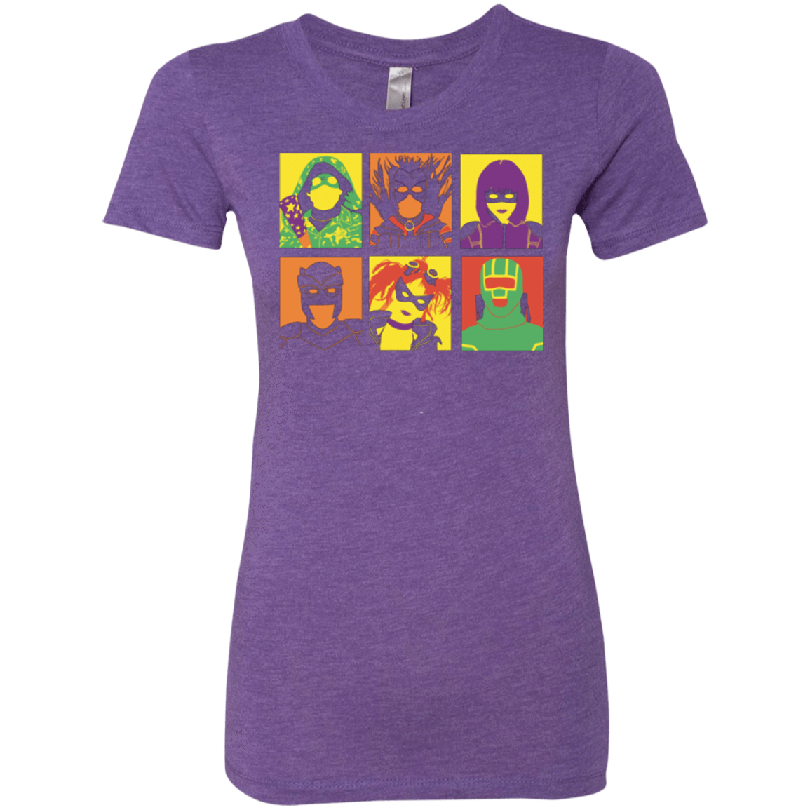 T-Shirts Purple Rush / Small Kick Ass pop Women's Triblend T-Shirt