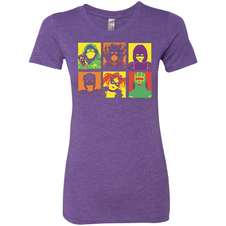 T-Shirts Purple Rush / Small Kick Ass pop Women's Triblend T-Shirt