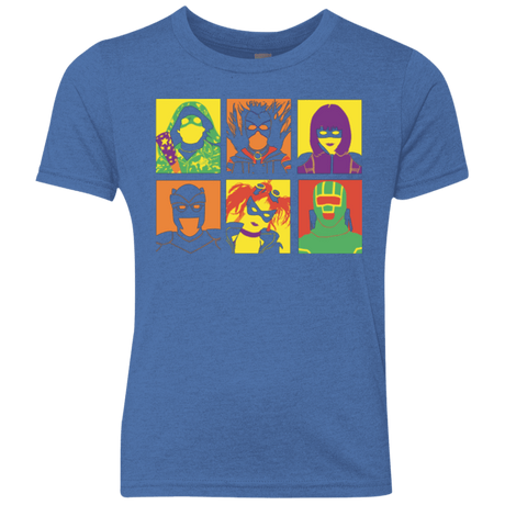 T-Shirts Vintage Royal / YXS Kick Ass pop Youth Triblend T-Shirt