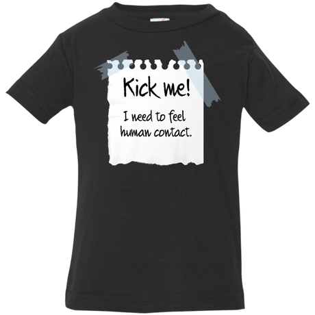 T-Shirts Black / 6 Months Kick Me Infant Premium T-Shirt