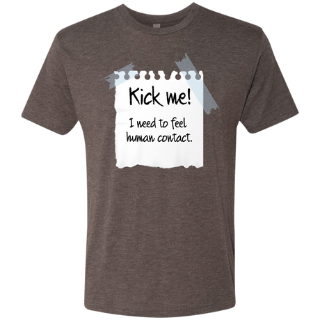 T-Shirts Macchiato / Small Kick Me Men's Triblend T-Shirt