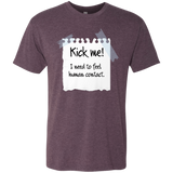 T-Shirts Vintage Purple / Small Kick Me Men's Triblend T-Shirt
