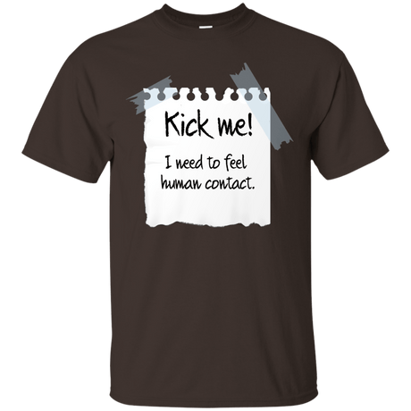 T-Shirts Dark Chocolate / Small Kick Me T-Shirt