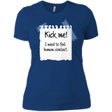 T-Shirts Royal / X-Small Kick Me Women's Premium T-Shirt
